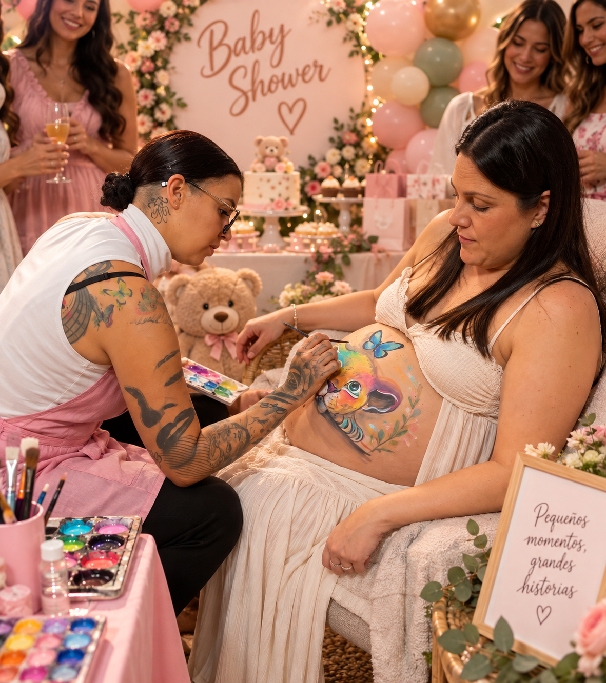 Baby Shower Belly Painting en Madrid